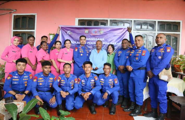 DITPOLAIRUD POLDA PAPUA BARAT LAKSANAKAN KEGIATAN ANJANGSANA KE PURNAWIRAWAN DAN WARAKAURI